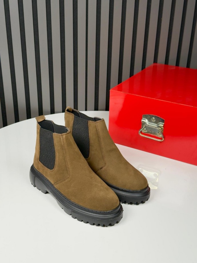 2025 YENİ SEZON EVA PRD MODEL HAKİ YEŞİL SÜET BOT -  HAKİ YEŞİL SÜET BOT