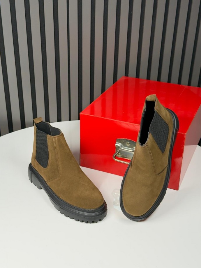 2025 YENİ SEZON EVA PRD MODEL HAKİ YEŞİL SÜET BOT -  HAKİ YEŞİL SÜET BOT