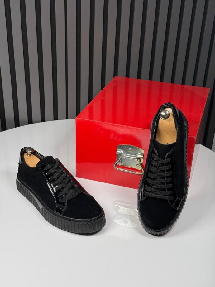 2025 YENİ SEZON EVA PRD MODEL SİYAH SÜET DERİ -  SİYAH SÜET DERİ 