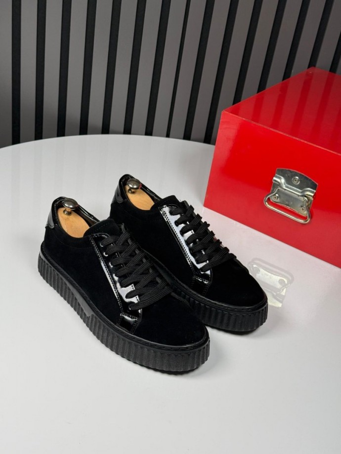 2025 YENİ SEZON EVA PRD MODEL SİYAH SÜET DERİ -  SİYAH SÜET DERİ 