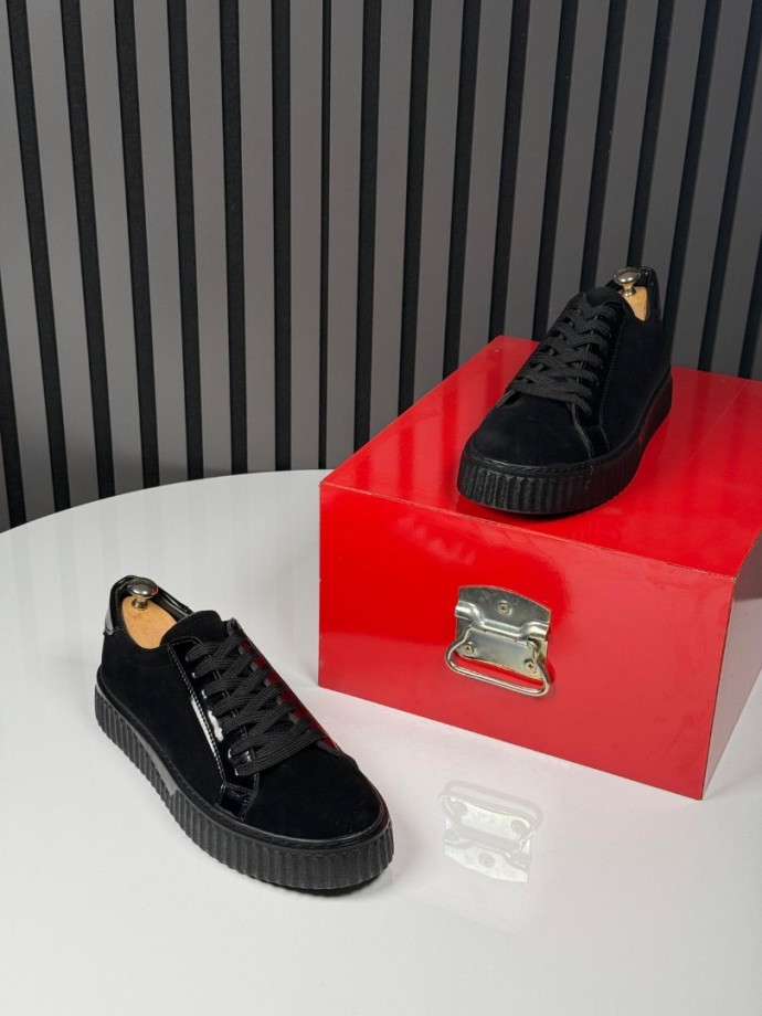 2025 YENİ SEZON EVA PRD MODEL SİYAH SÜET DERİ -  SİYAH SÜET DERİ 