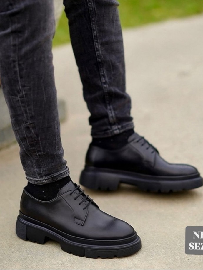 2025 YENİ SEZON EVA PRD MODEL SİYAH DERİ  -  SİYAH MAT DERİ    