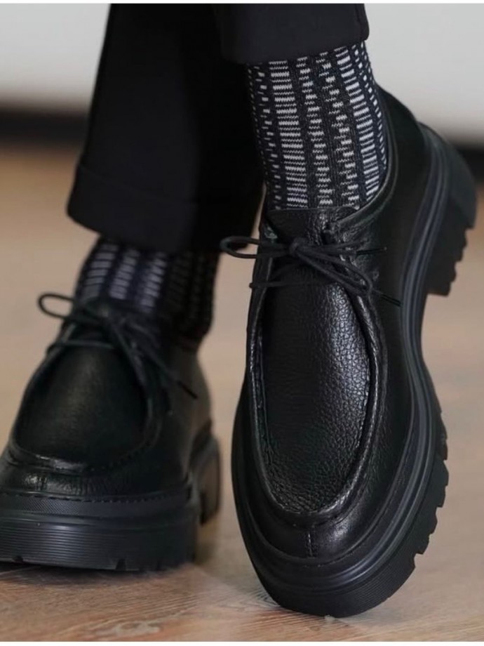 2025 YENİ SEZON EVA ZRA  MODEL SİYAH PÜTÜR DERİ - SİYAH PÜTÜR DERİ 