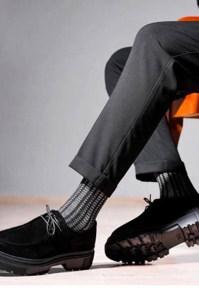 2025 YENİ SEZON EVA ZRA  MODEL SİYAH SÜET DERİ - SİYAH SÜET DERİ 