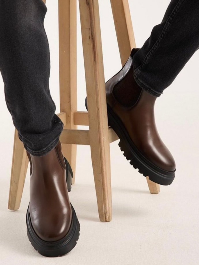 2025 YENİ SEZON EVA ZRA  MODEL KAHVE DERİ BOT -  KAHVE DERİ BOT 