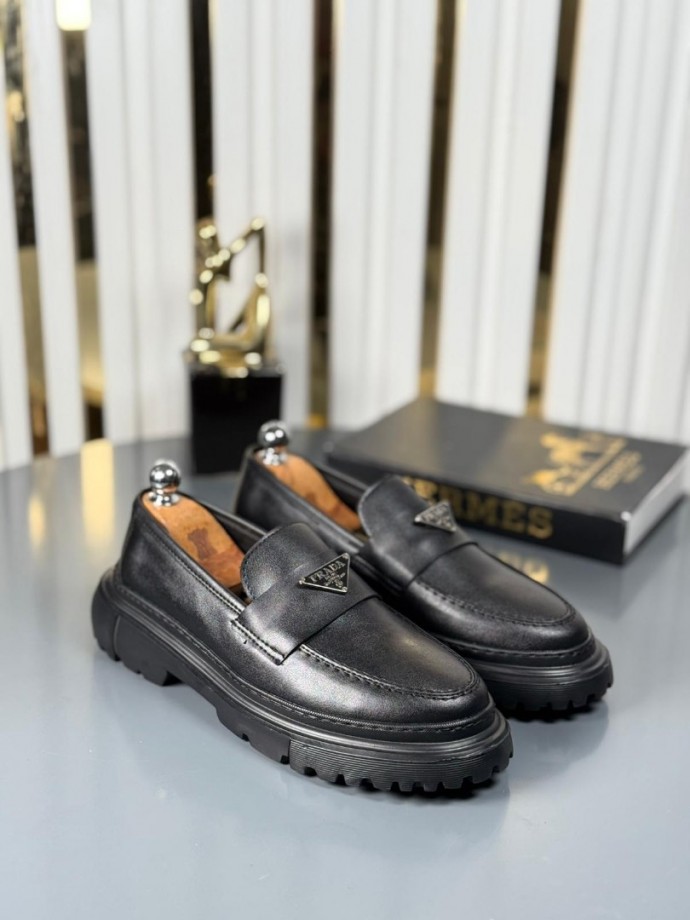 YENİ SEZON CASUAL PRD MODEL - SİYAH MAT DERİ