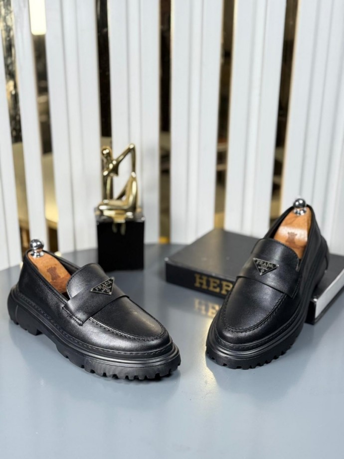 YENİ SEZON CASUAL PRD MODEL - SİYAH MAT DERİ