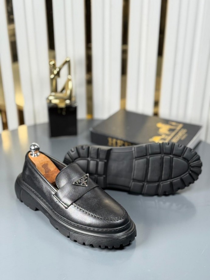 YENİ SEZON CASUAL PRD MODEL - SİYAH MAT DERİ