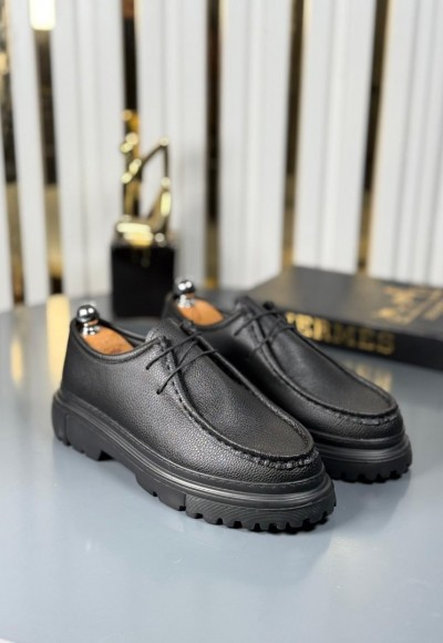  YENİ SEZON CASUAL ZRA MODEL - SİYAH PÜTÜR DERİ