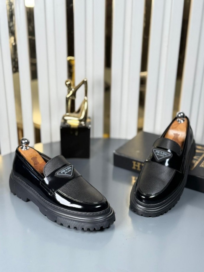  YENİ SEZON CASUAL PRD MODEL - SİYAH RUGAN VE ÜSTÜ DERİ