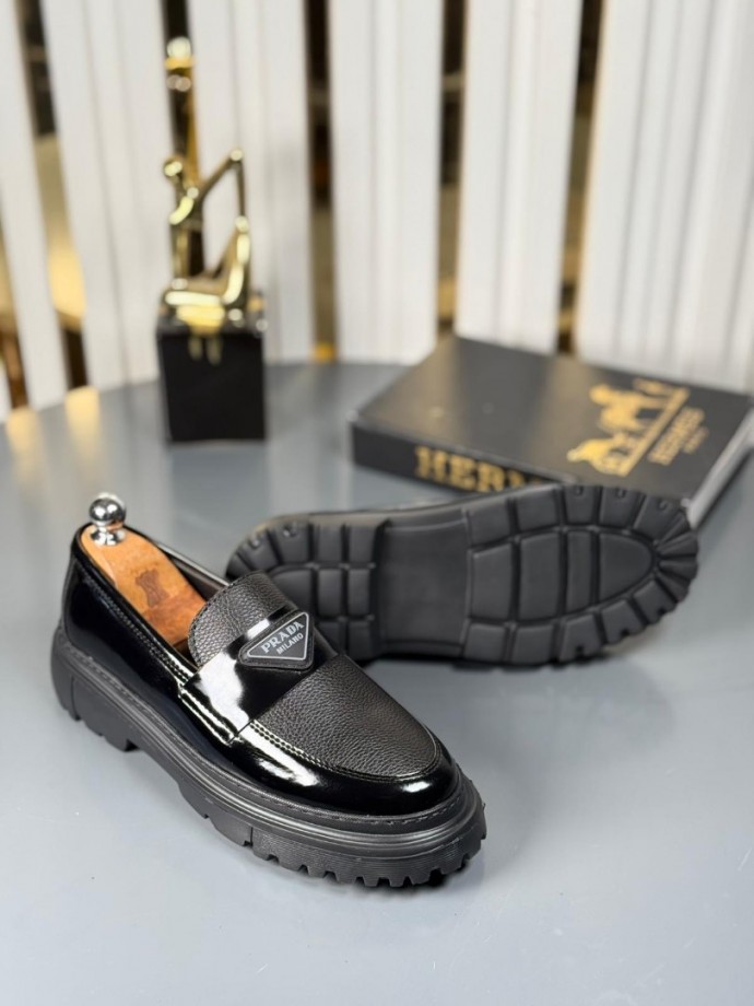  YENİ SEZON CASUAL PRD MODEL - SİYAH RUGAN VE ÜSTÜ DERİ