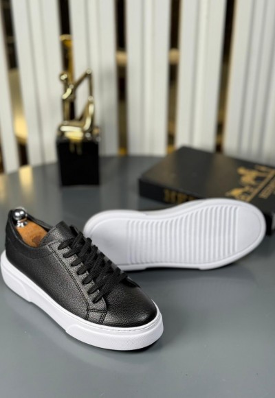  YENİ SEZON CASUAL ZRA MODEL - SİYAH MAT DERİ