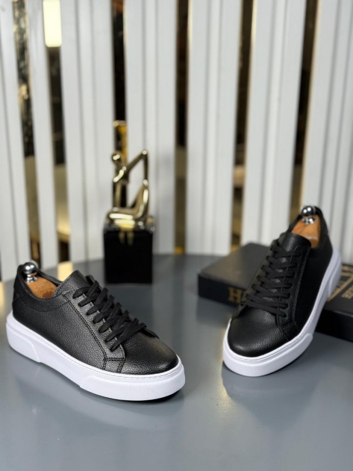  YENİ SEZON CASUAL ZRA MODEL - SİYAH MAT DERİ