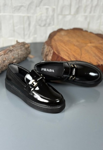 2026 YENİ SEZON İTALYAN P.R.D  MODEL SİYAH RUGAN DERİ 