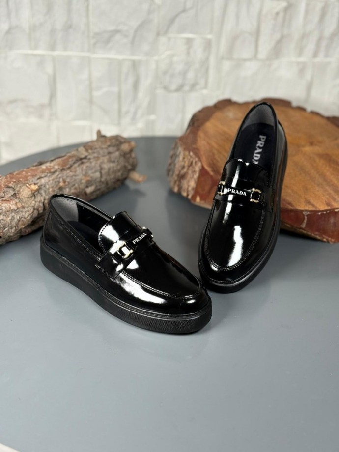 2026 YENİ SEZON İTALYAN P.R.D  MODEL SİYAH RUGAN DERİ 