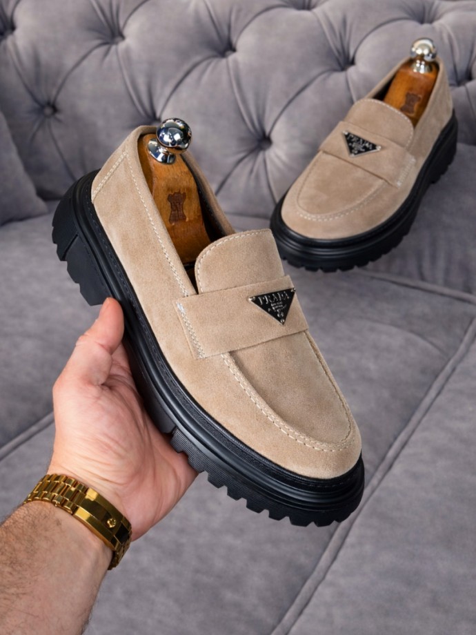 YENİ SEZON PRD TOKALI KUM BEJİ SÜET CASUAL  MODELİ