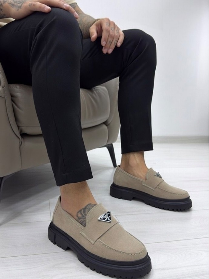 YENİ SEZON PRD TOKALI KUM BEJ SÜET MODEL