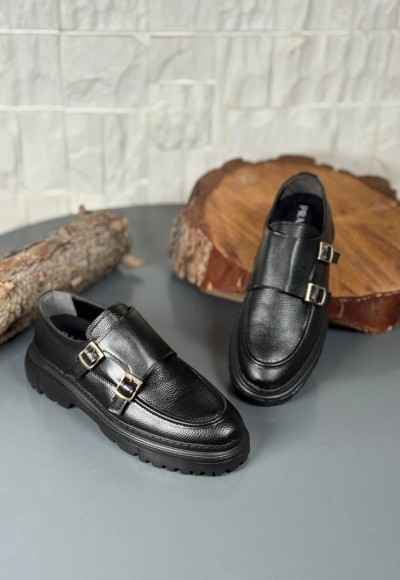 2026 YENİ SEZON Ç.TOKA P.R.D  MODEL  SİYAH ŞRINQAL  DERİ 