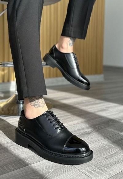 YENI SEZON ZR SİYAH RUGANA MAT  DERİ  BAĞCIKLI MODEL