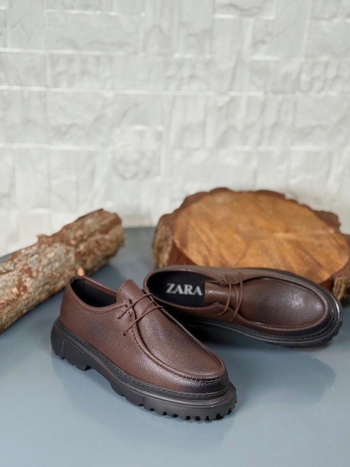 YENİ SEZON ZRR KAHVE DERİ BAĞLI CASUAL