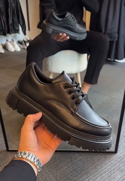 2025 YENİ SEZON ZR  YÜKSEK TABAN MODEL SİYAH MAT