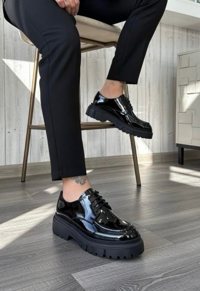 YENI SEZON ZR SİYAH RUGAN DERİ  BAĞCIKLI MODEL