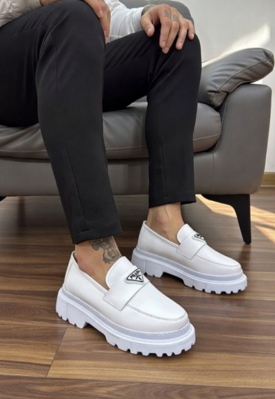 YENİ SEZON PRD TOKALI BEYAZ RUGAN DERİ MODEL