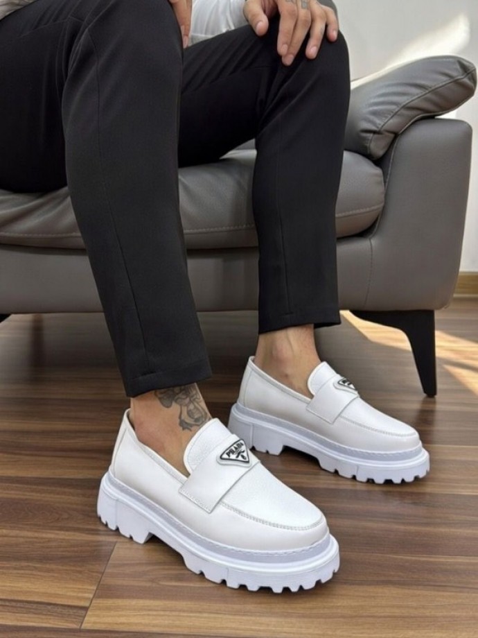 YENİ SEZON PRD TOKALI BEYAZ RUGAN DERİ MODEL